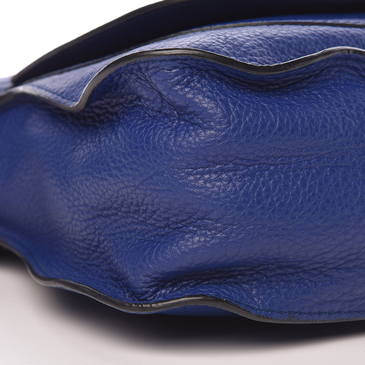 Calfskin Medium Marcie Satchel Storm Blue