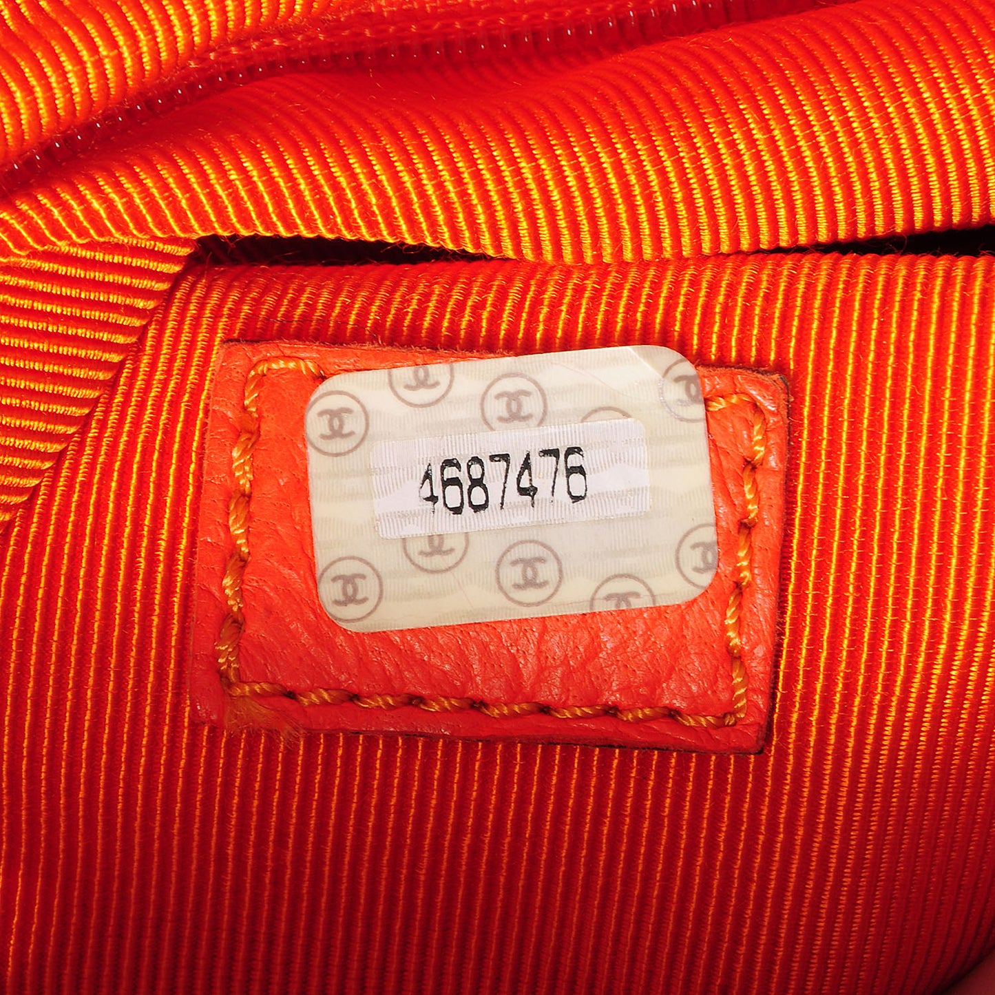 Caviar CC Shoulder Bag Orange