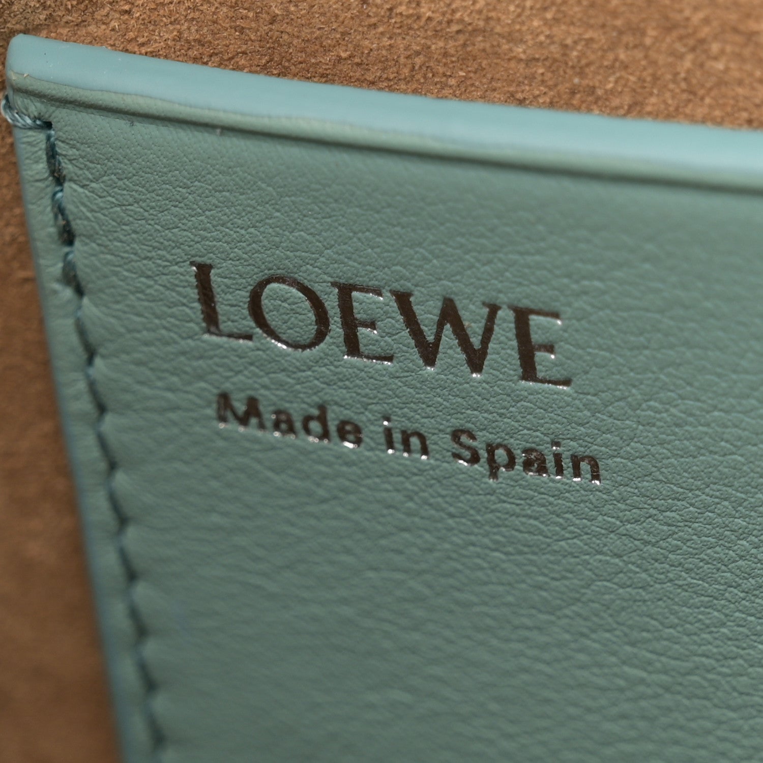 Loewe Smooth Calfskin Pebble Pouch Water 6 of 12