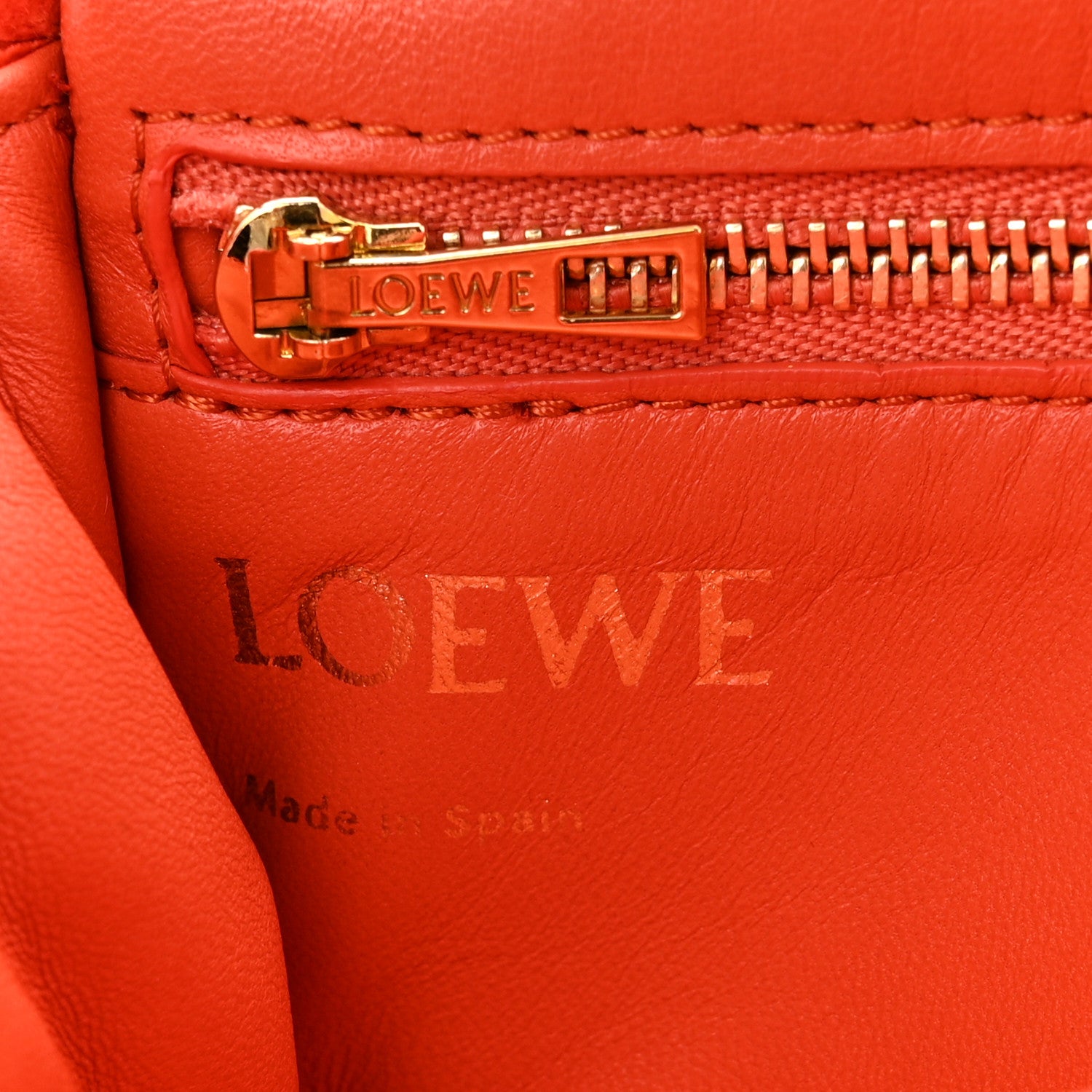 Loewe Velvet Mini Goya Puffer Bag Orange 1862418 – FASHIONPHILE