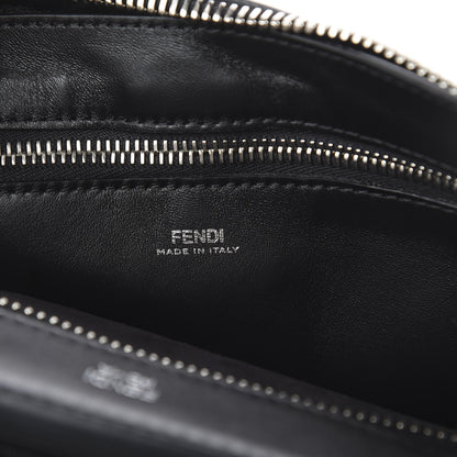 Fendi Shiny Nappa Trapuntata Chain Small DotCom Click Chain Satchel Black 8 of 9