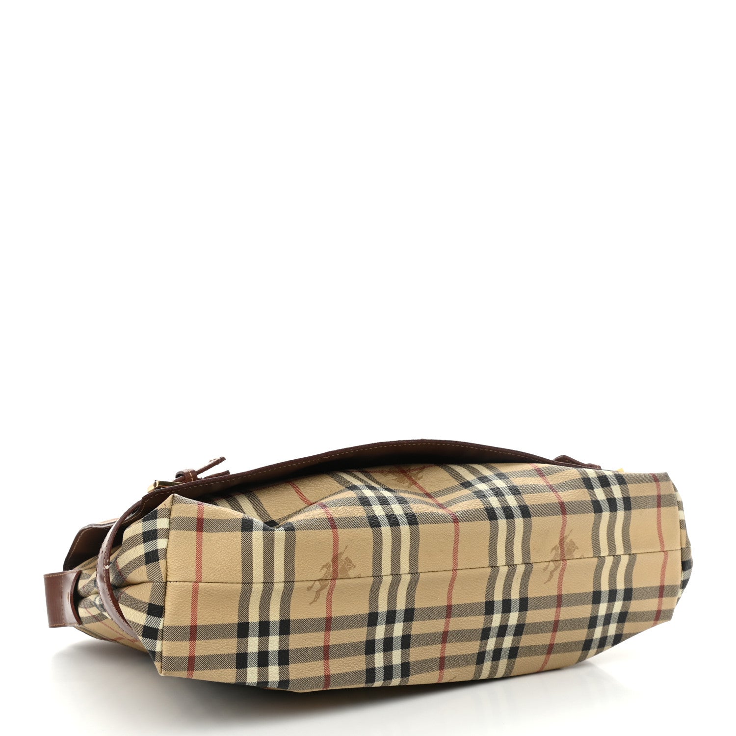 Burberry Haymarket Check Messenger Bag Brown 3 of 21