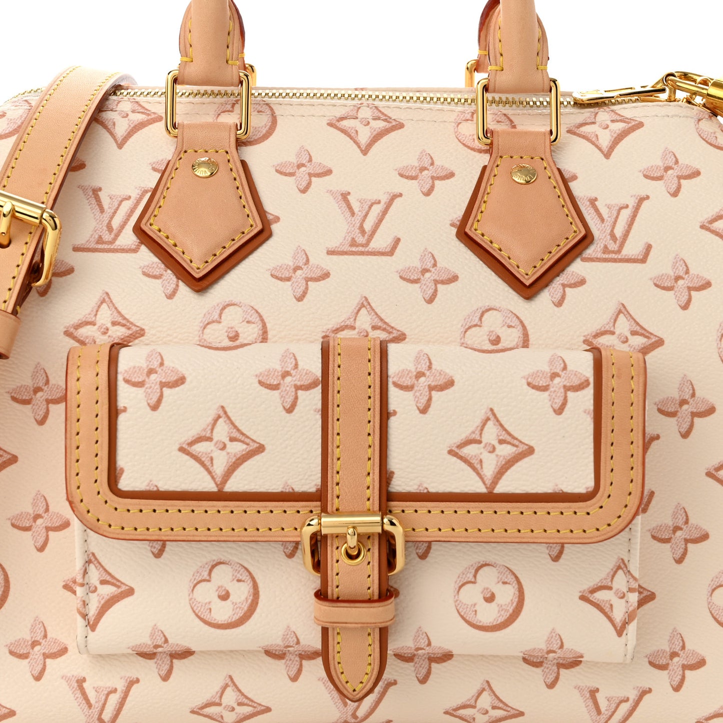 Monogram Fall for You Speedy Bandouliere 25 Beige Clair