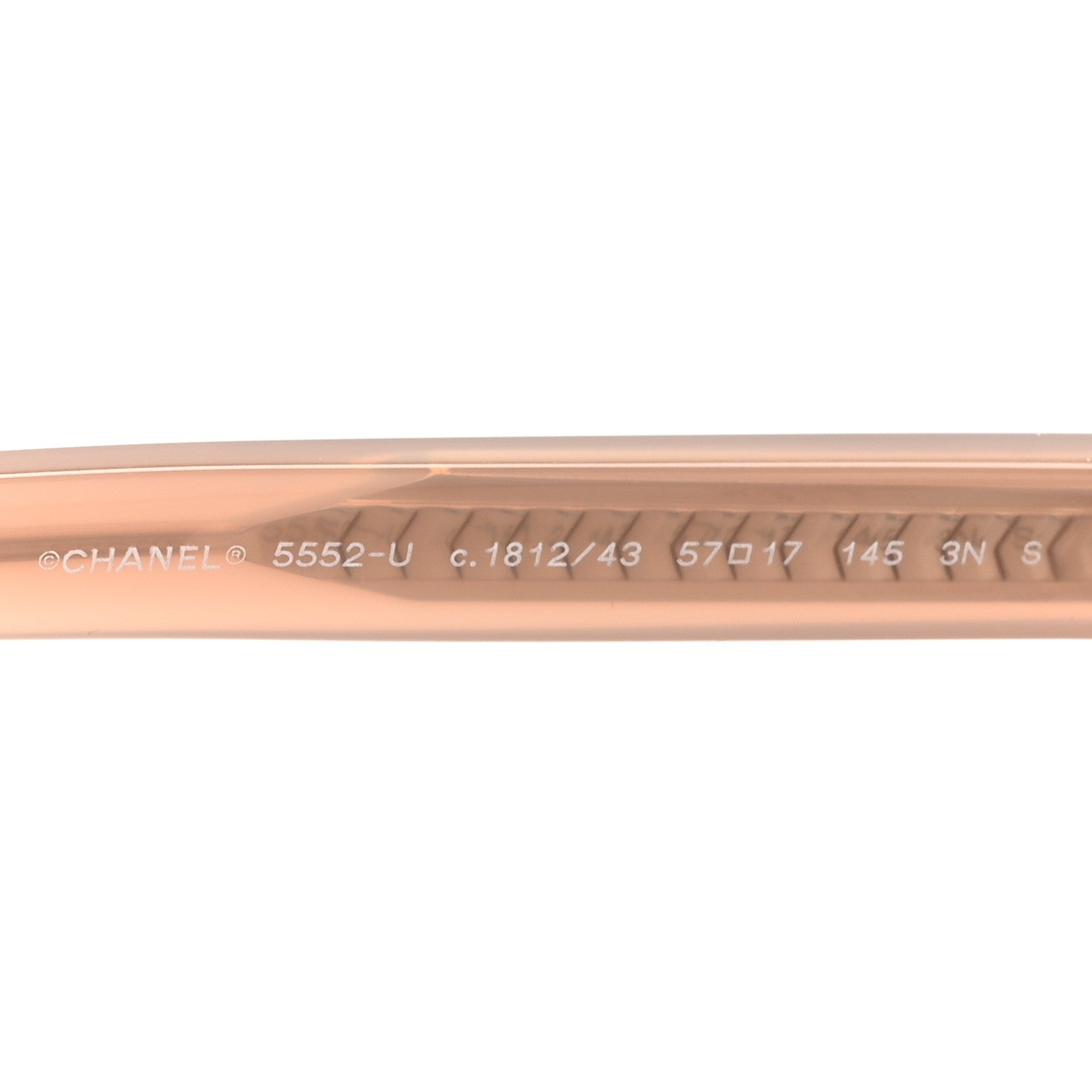 Chanel Acetate Pilot Sunglasses 5552-U Pale Pink 5 of 8
