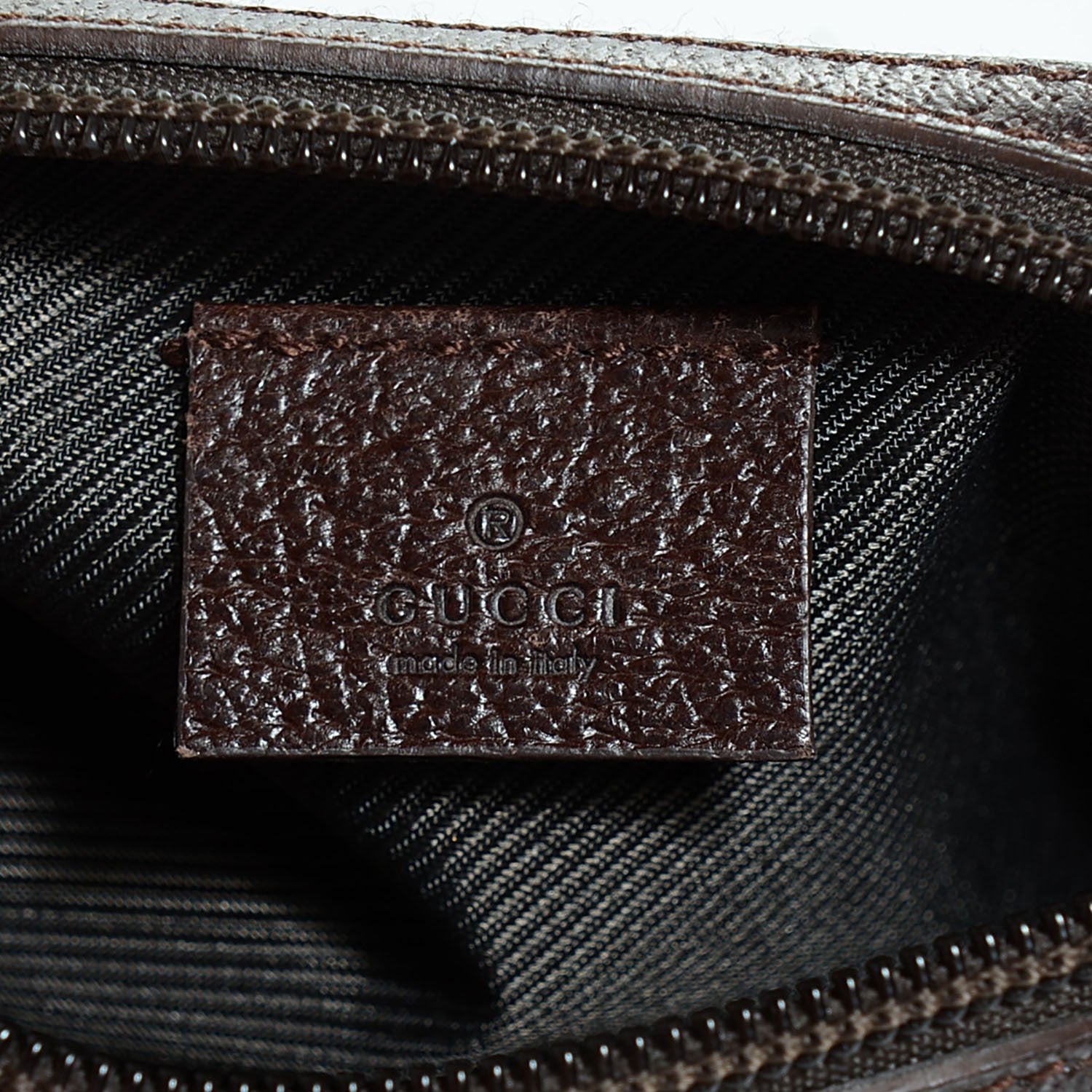 Gucci Monogram Small Balthus Cosmetic Case Beige Ebony Cocoa 6 of 7
