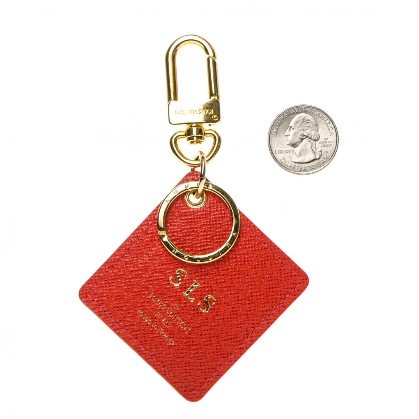 Monogram Illustre Groom Bag Charm Key Ring