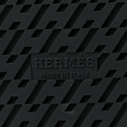 Hermes Nappa Extra Sandals 38 Black 6 of 7
