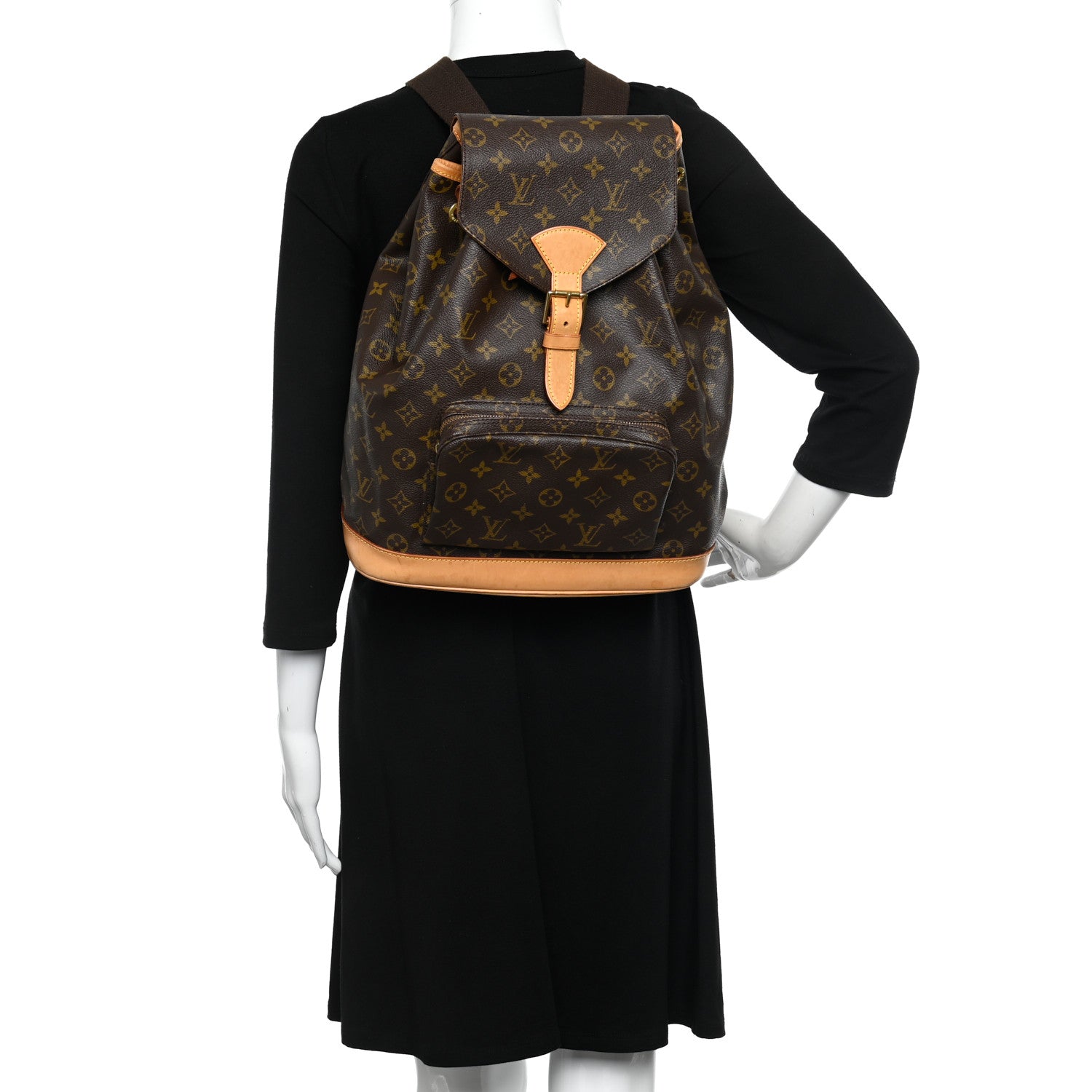 Louis Vuitton Monogram Montsouris GM Backpack 2 of 16