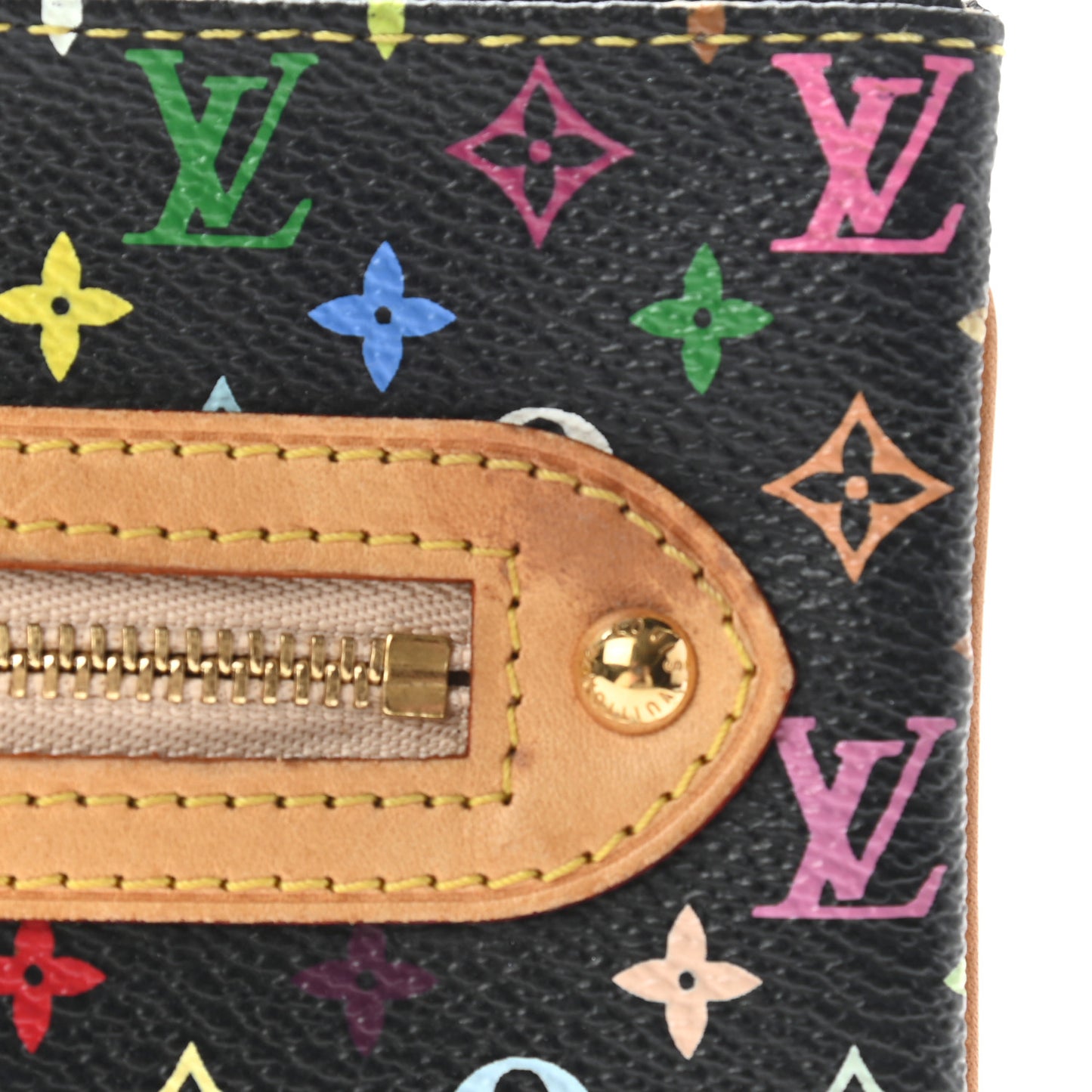 Monogram Multicolor Pochette Plate GM Black