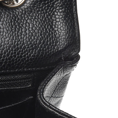 Chanel Caviar Quilted Jumbo Single Flap Black 11 of 13