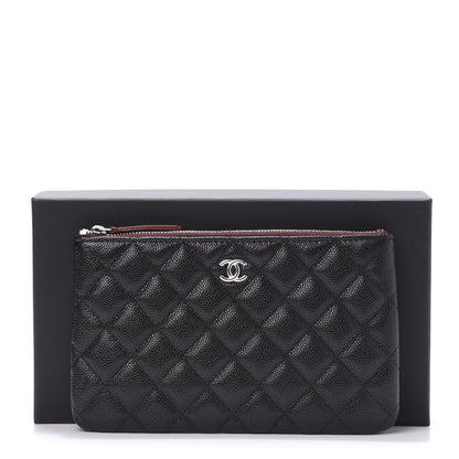 Chanel Caviar Quilted Cosmetic Case Black 8 of 8