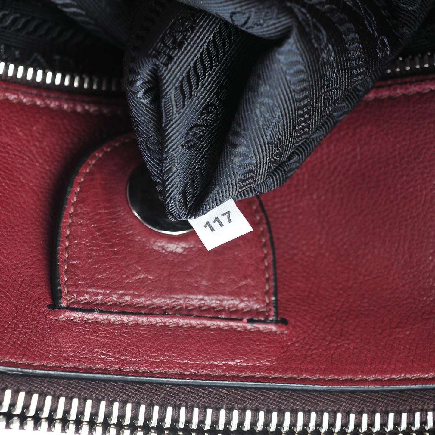 Glace Calf Twin Pocket Tote Ametista