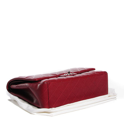 Chanel Caviar Quilted Maxi Double Flap Red 4 of 9