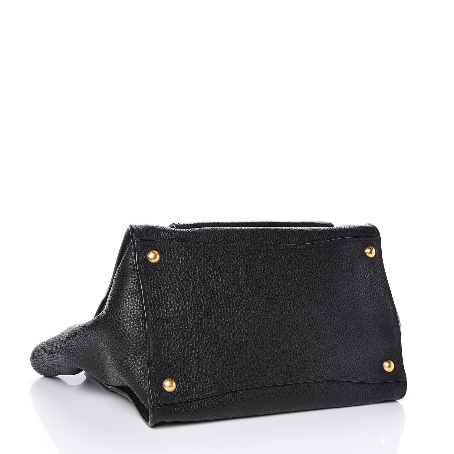 Prada Vitello Phenix Shopping Tote Black 4 of 10