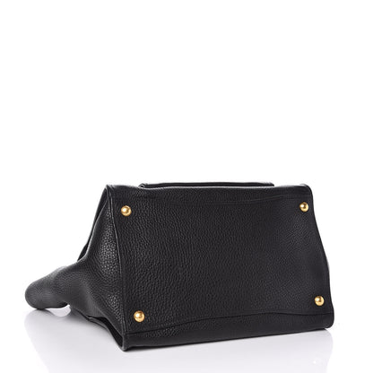 Prada Vitello Phenix Shopping Tote Black 4 of 10