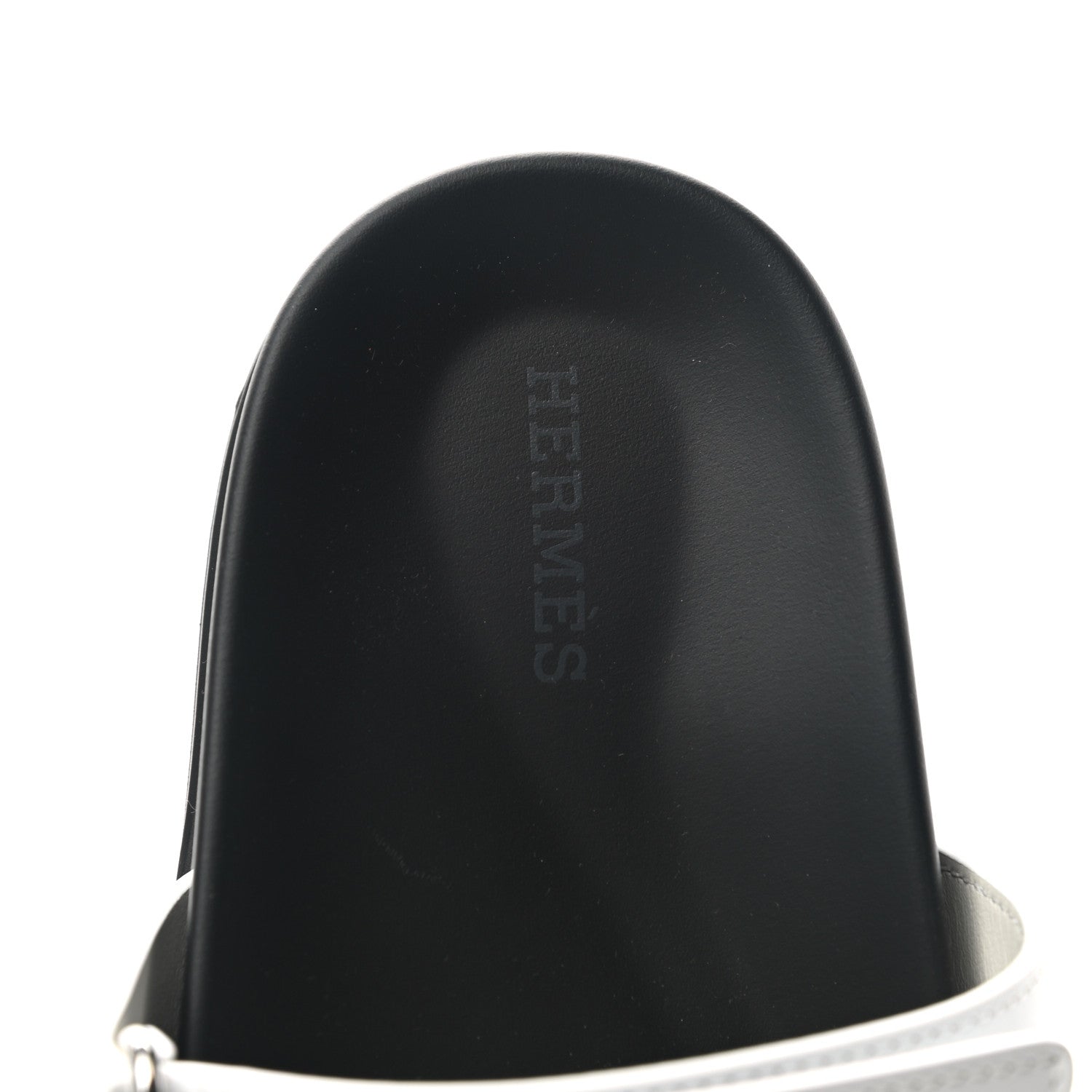 Hermes Calfskin Womens Chypre Sandals 37 White 7 of 9