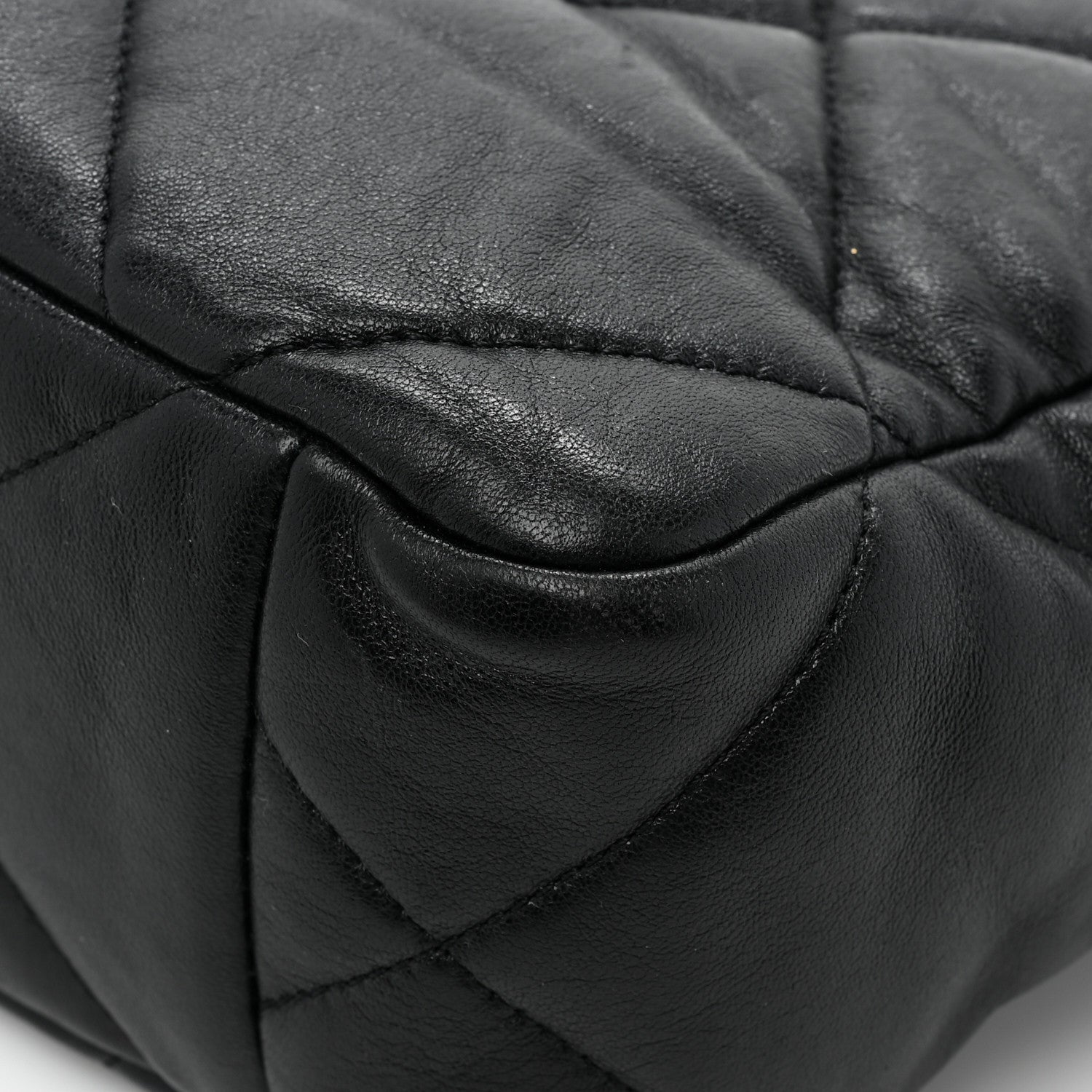 Chanel Lambskin Quilted Chanel 19 Shopping Bag Black 13 of 13