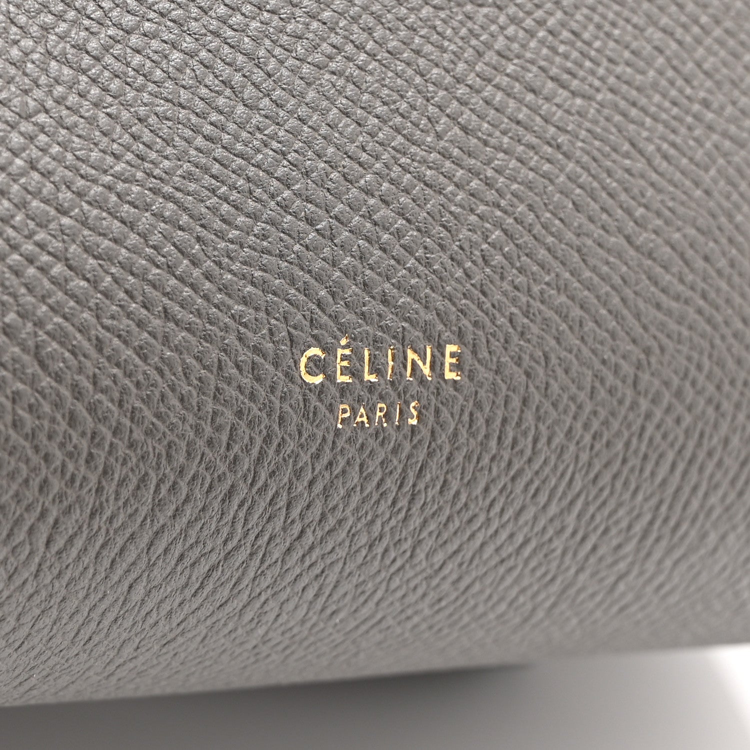 Celine Grained Calfskin Micro Belt Bag Grey 6 of 11