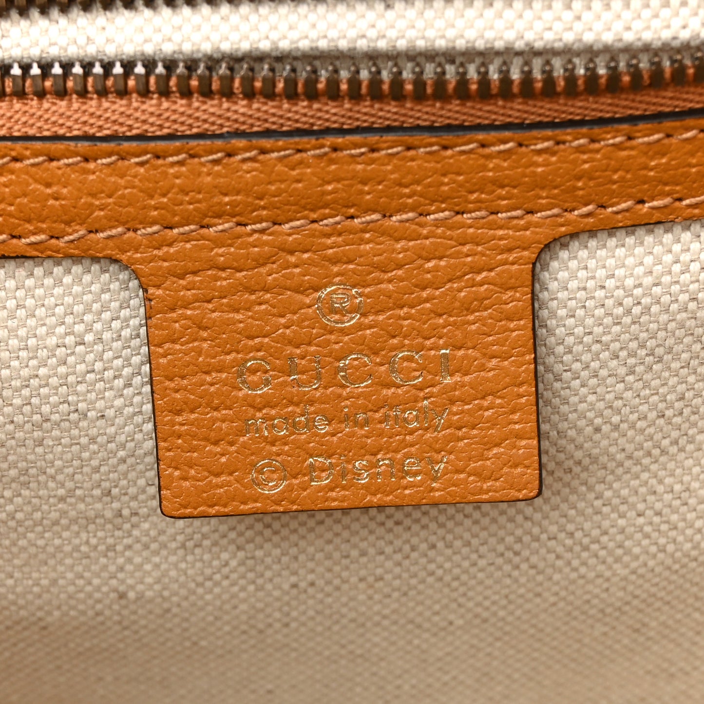X DISNEY Mini Vintage GG Supreme Monogram Mickey Mouse Small Flap Messenger Bag Beige Vintage Sun Oil