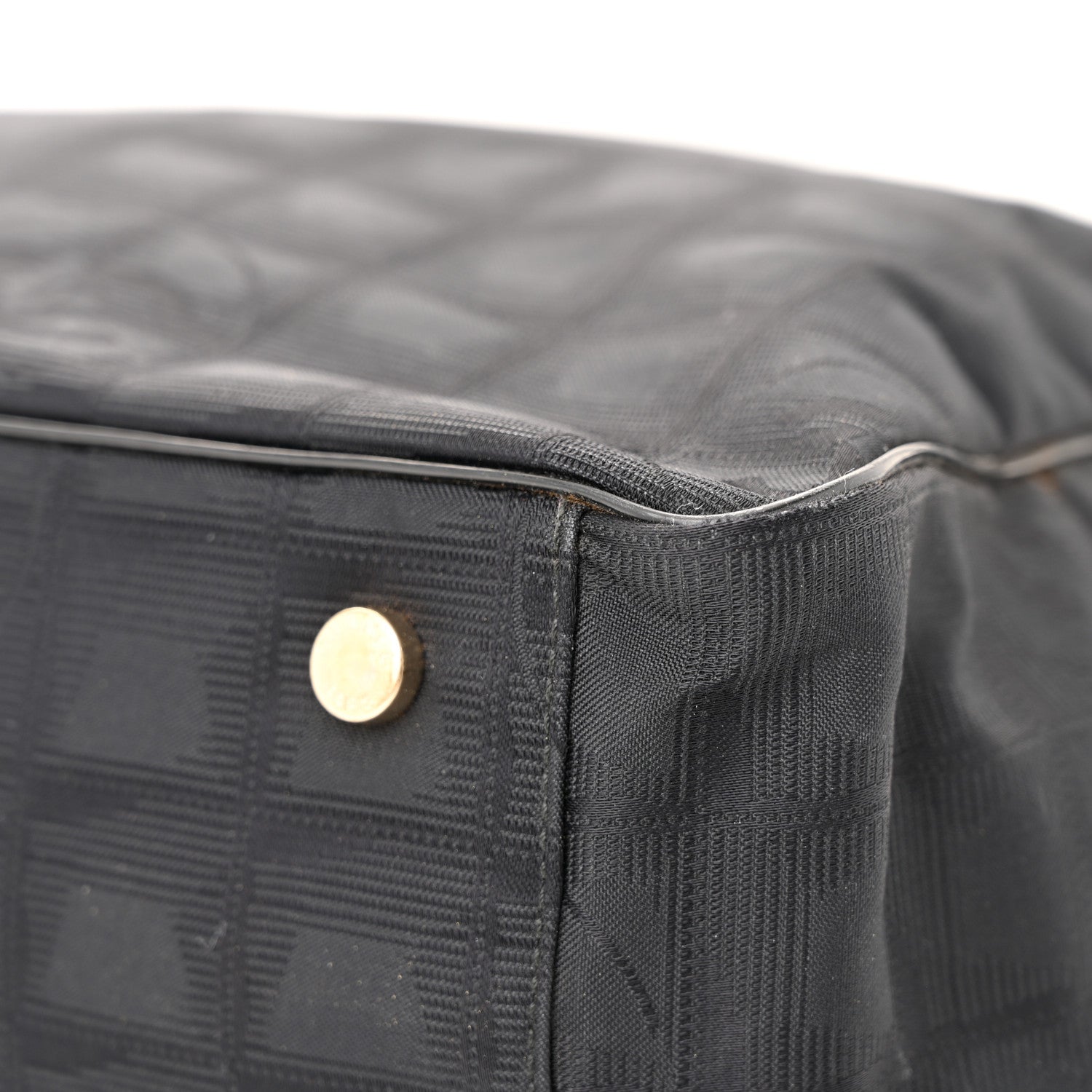 Chanel Nylon Large Travel Tote Black 11 of 14