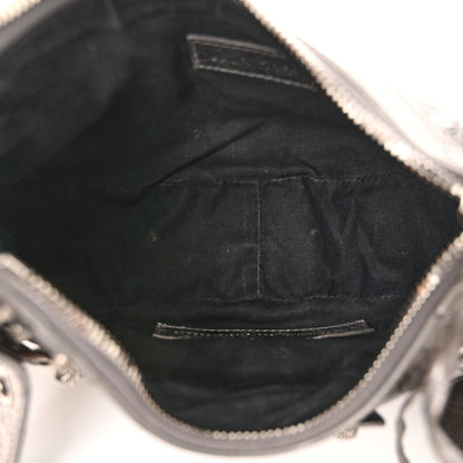Balenciaga Metallic Agneau Arena Le Cagole Shoulder Bag XS Silver 5 of 12