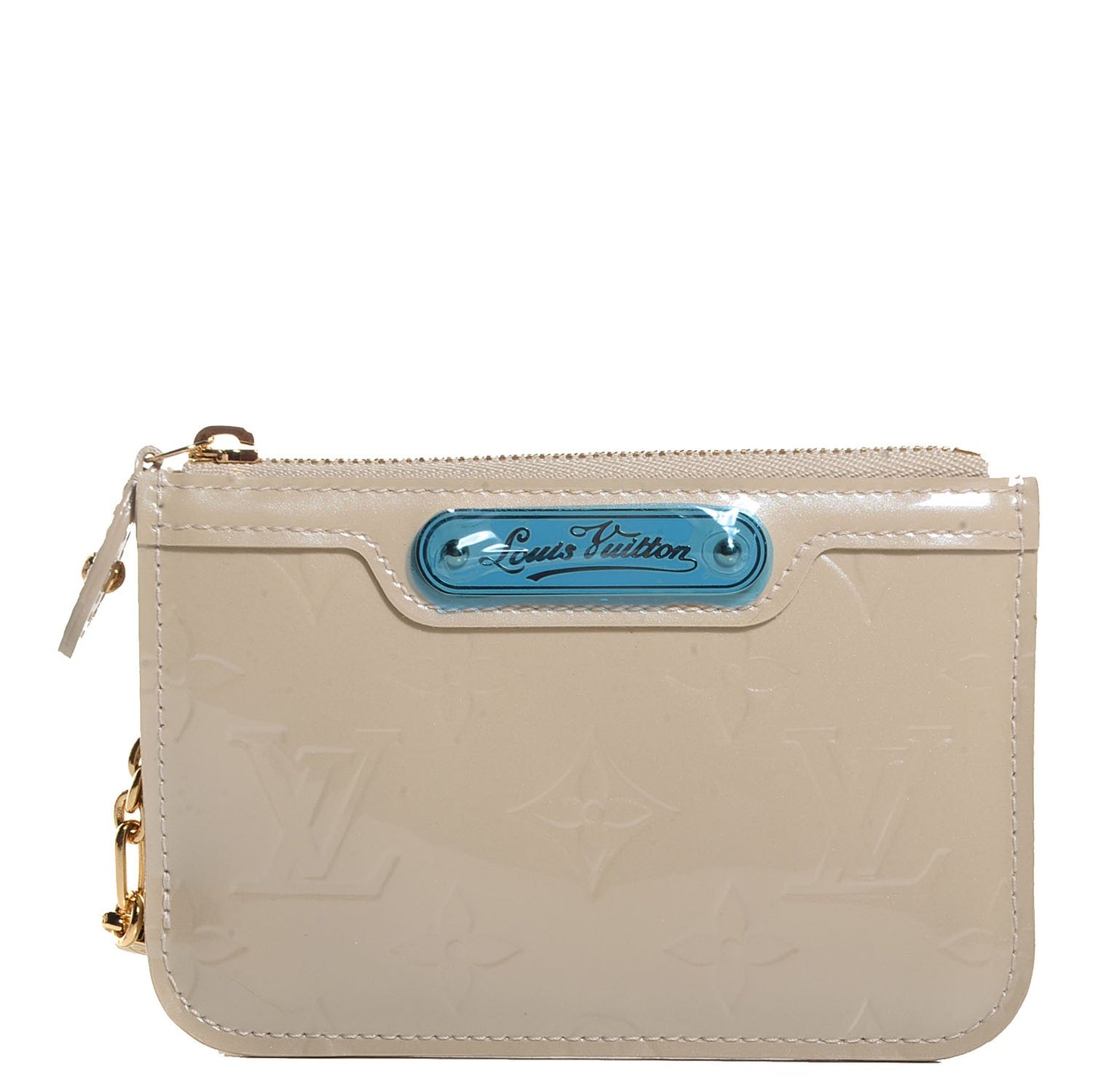 Vernis Key Pouch Blanc Corail