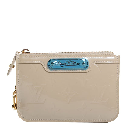 Louis Vuitton Vernis Key Pouch Blanc Corail 1 of 8