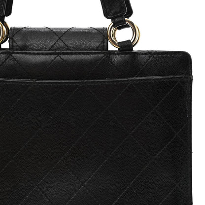 Chanel Caviar Quilted Top Handle Bag Black 12 of 12