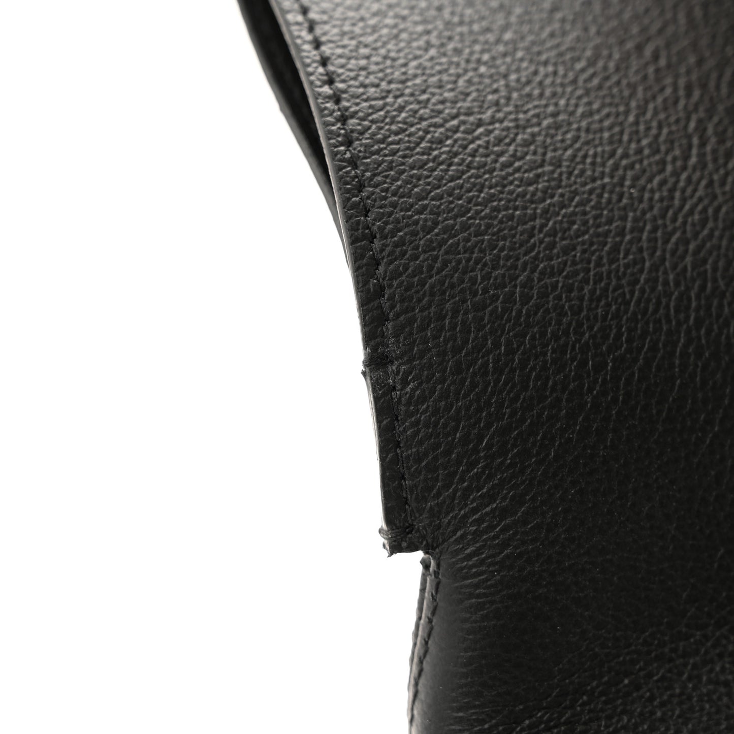 Calfskin Large Society Tote Black