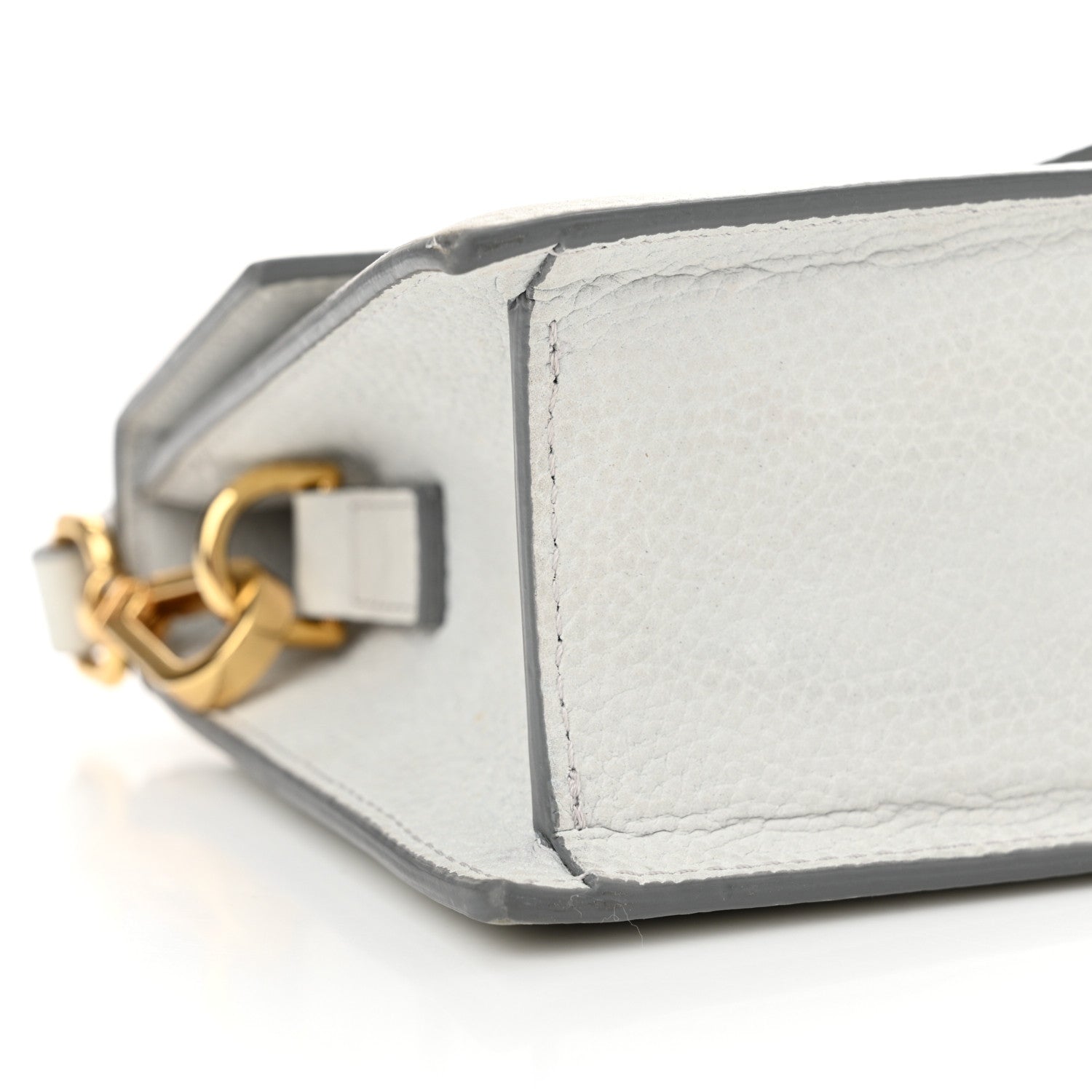 Jacquemus Grained Calfskin Le Grand Bambino Light Grey 8 of 15