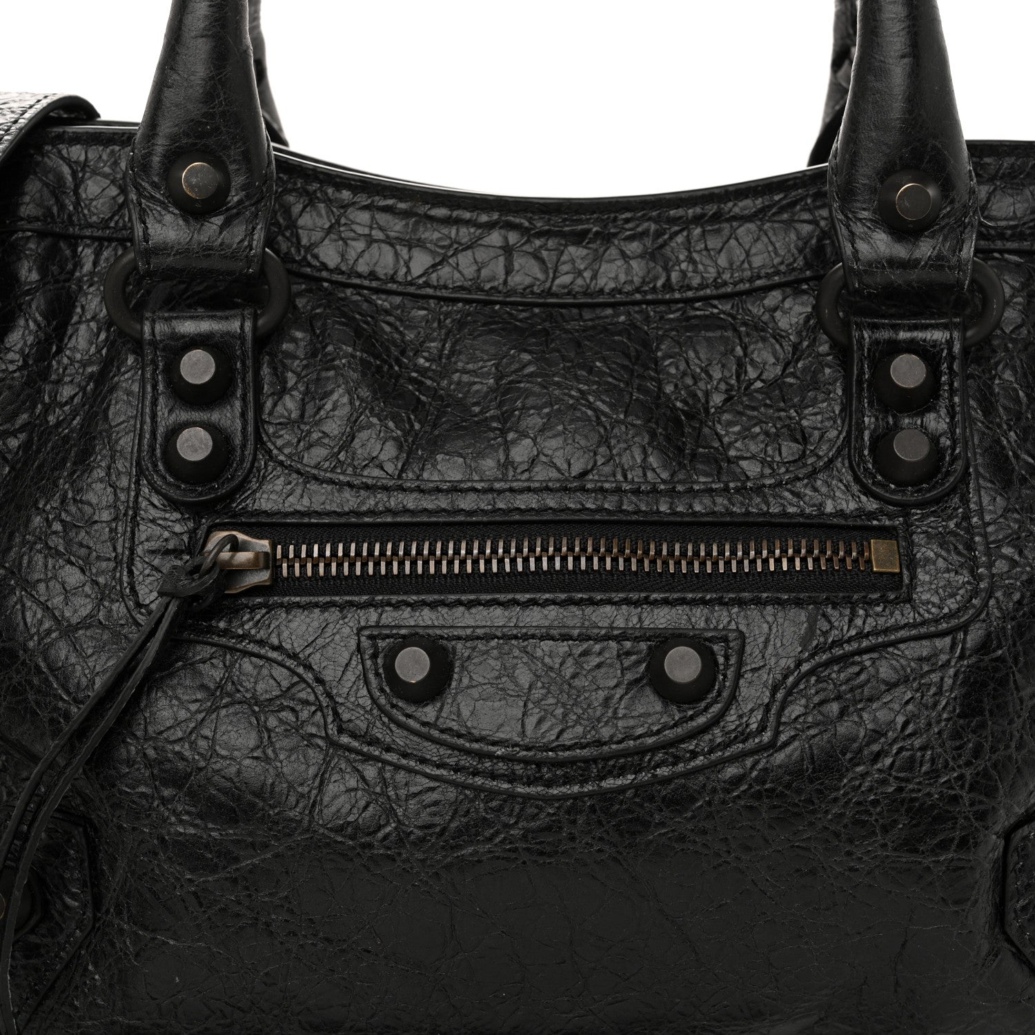 Balenciaga Agneau Arena Classic Hardware Small Le City Black 8 of 11