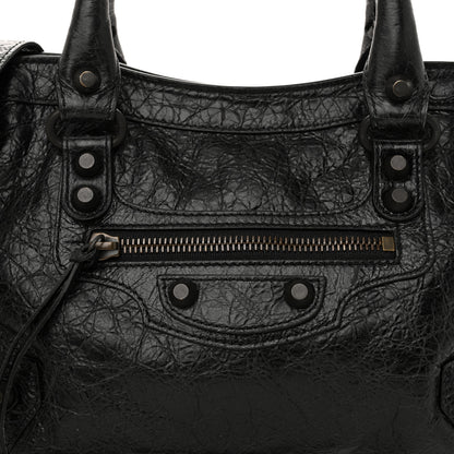 Balenciaga Agneau Arena Classic Hardware Small Le City Black 8 of 11