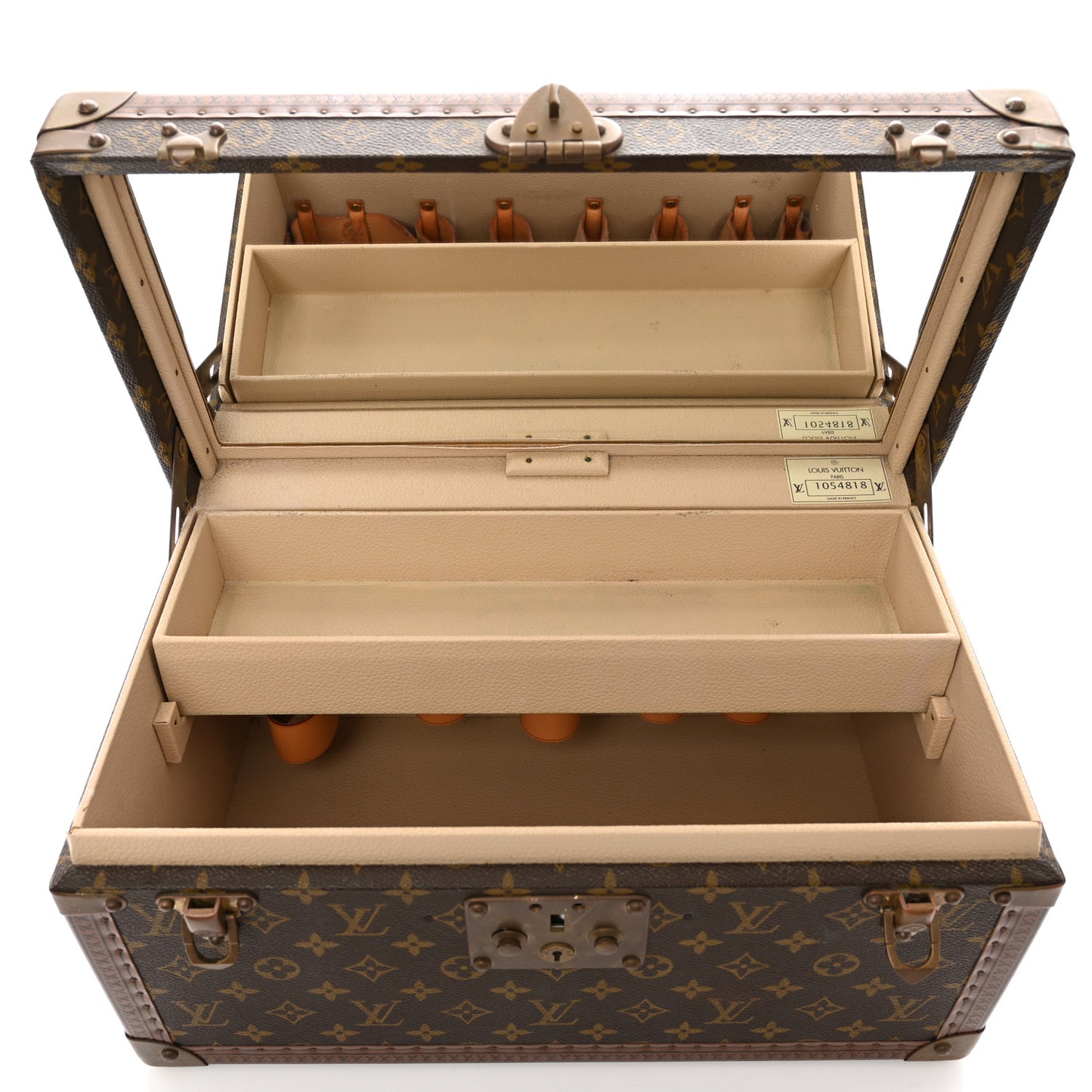 Monogram Boite Bouteilles et Glace Beauty Train Case