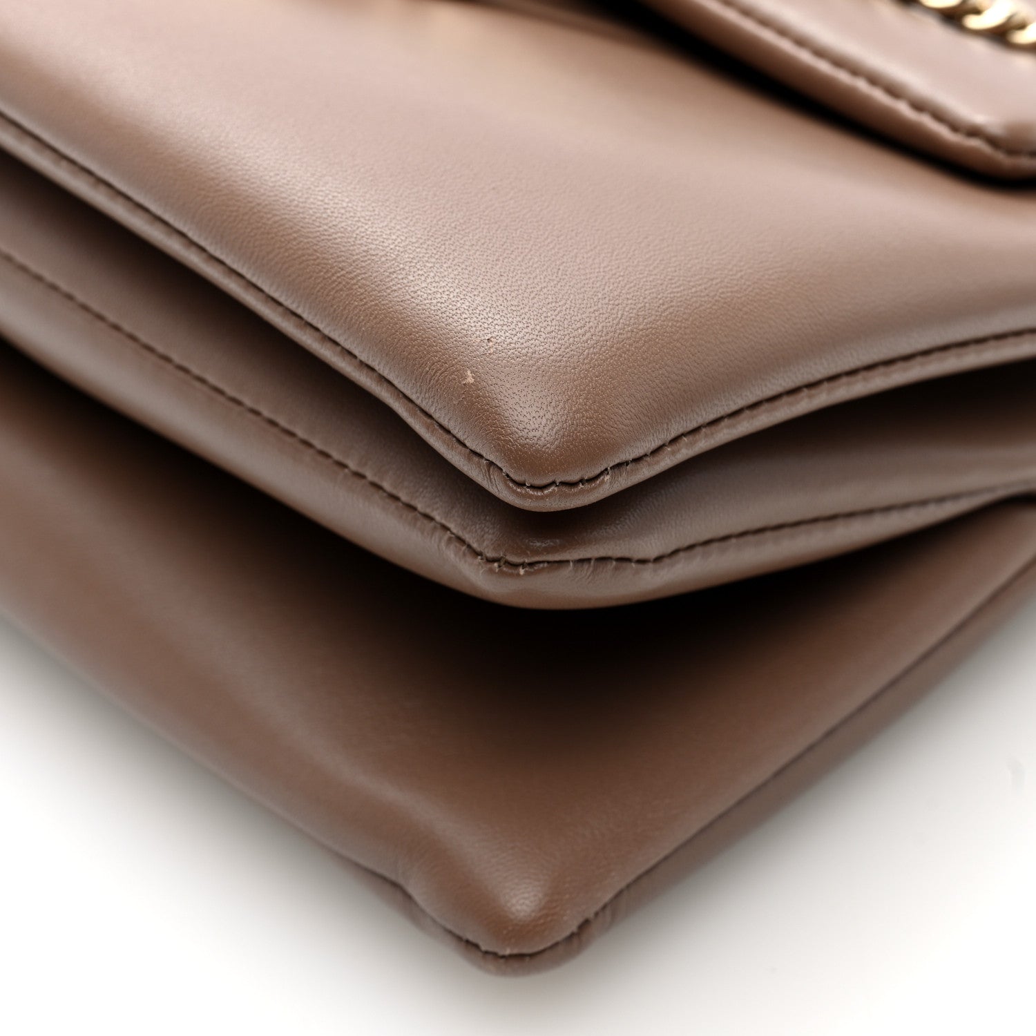 Chloe Calfskin Medium Faye Top Handle Bag Desert Taupe 9 of 9