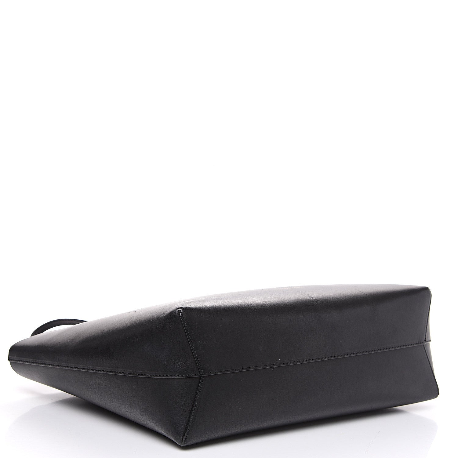 Mansur Gavriel Calfskin Small Shopping Tote Black Flamma 3 of 15