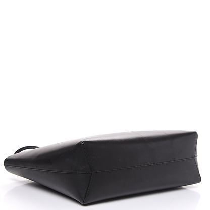 Mansur Gavriel Calfskin Small Shopping Tote Black Flamma 3 of 15