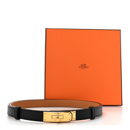 Hermes Epsom Kelly Belt Black 5 of 5
