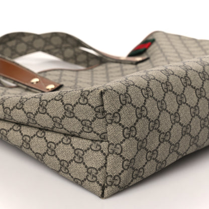Gucci GG Plus Monogram Medium Signature Web Loop Tote Brown 8 of 9