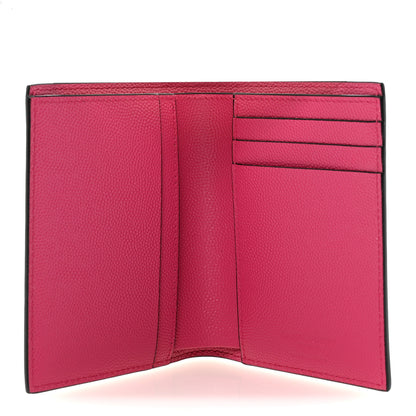 Saint Laurent Grain De Poudre Credit Card Wallet Fuxia Couture 5 of 6