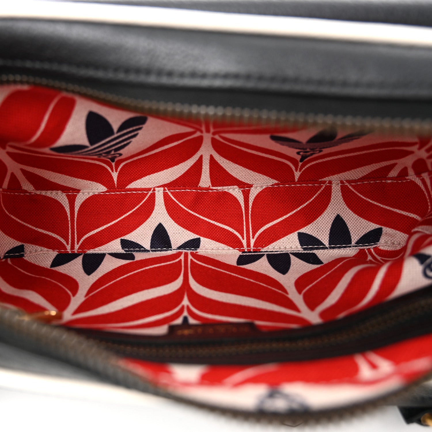 Gucci X ADIDAS Textured Dollar Calfskin Belt Bag Black 5 of 10