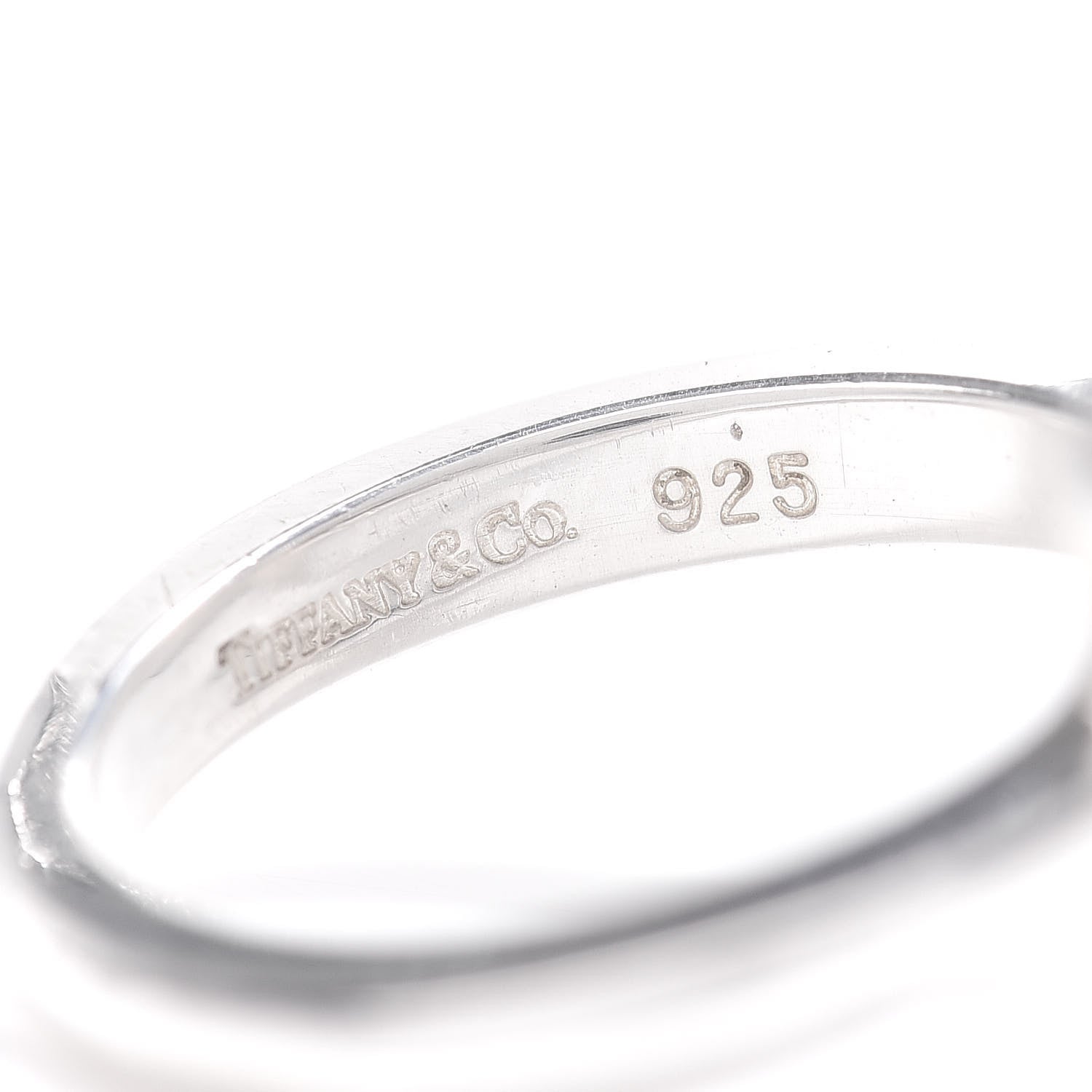 Tiffany Sterling Silver Paloma Picasso Loving Heart Ring 49 5 4 of 4