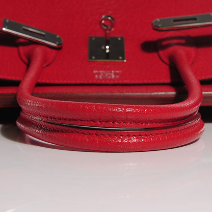 Hermes Chevre de Coromandel Birkin 35 Rouge Vif 16 of 25
