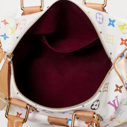 Louis Vuitton Monogram Multicolor Speedy 30 White 10 of 12