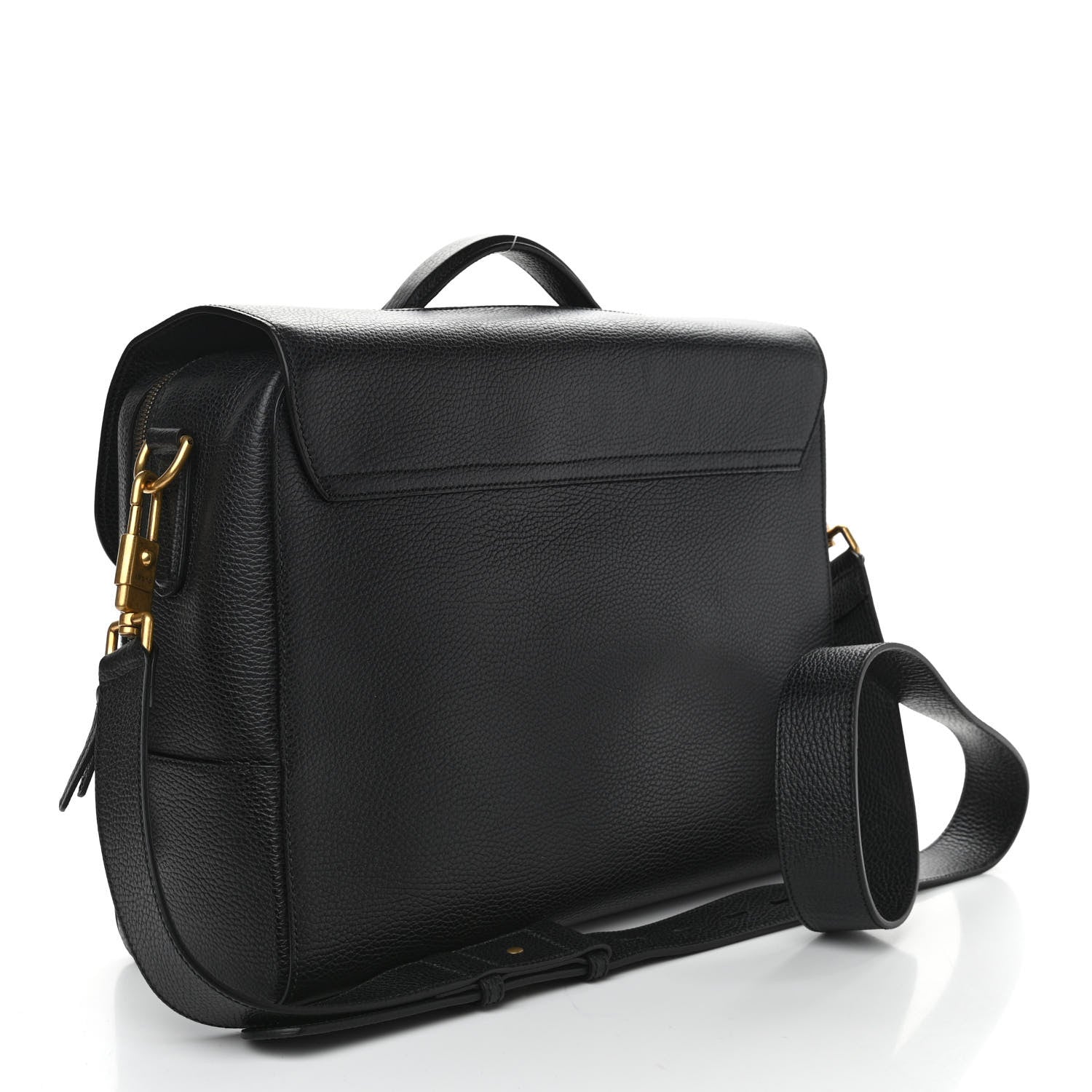 Gucci Dollar Calfskin GG Marmont Briefcase Black 2 of 9