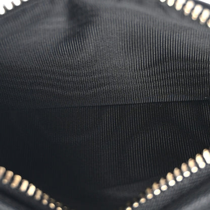 Christian Dior Goatskin Saddle Cosmos Zipped Card Holder Black 6 of 9