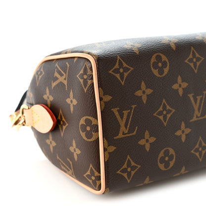 Louis Vuitton Monogram Speedy Bandouliere 20 Black 8 of 10