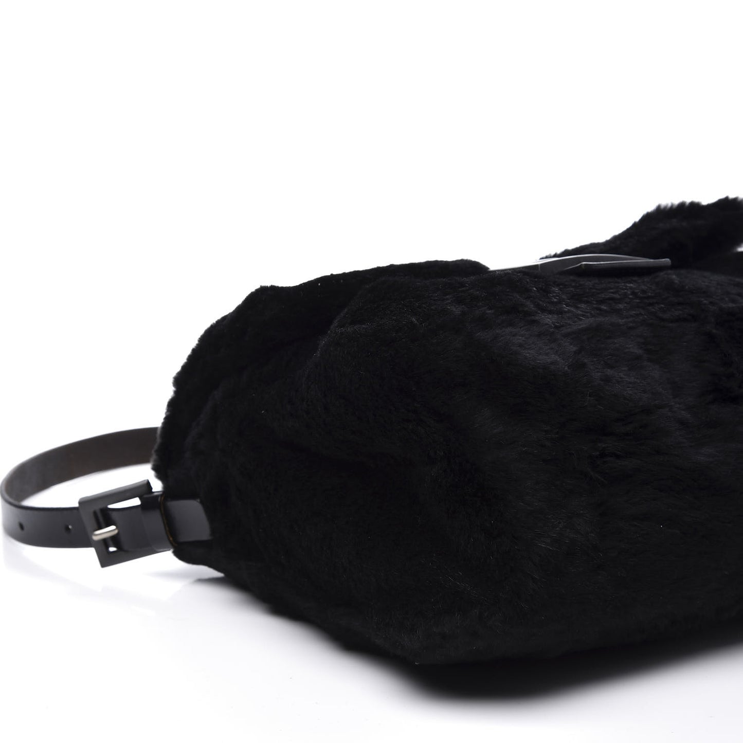 Mink Fur Mama Baguette Black