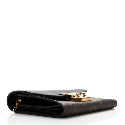 Louis Vuitton Monogram Pallas Compact Wallet NM Black 4 of 7