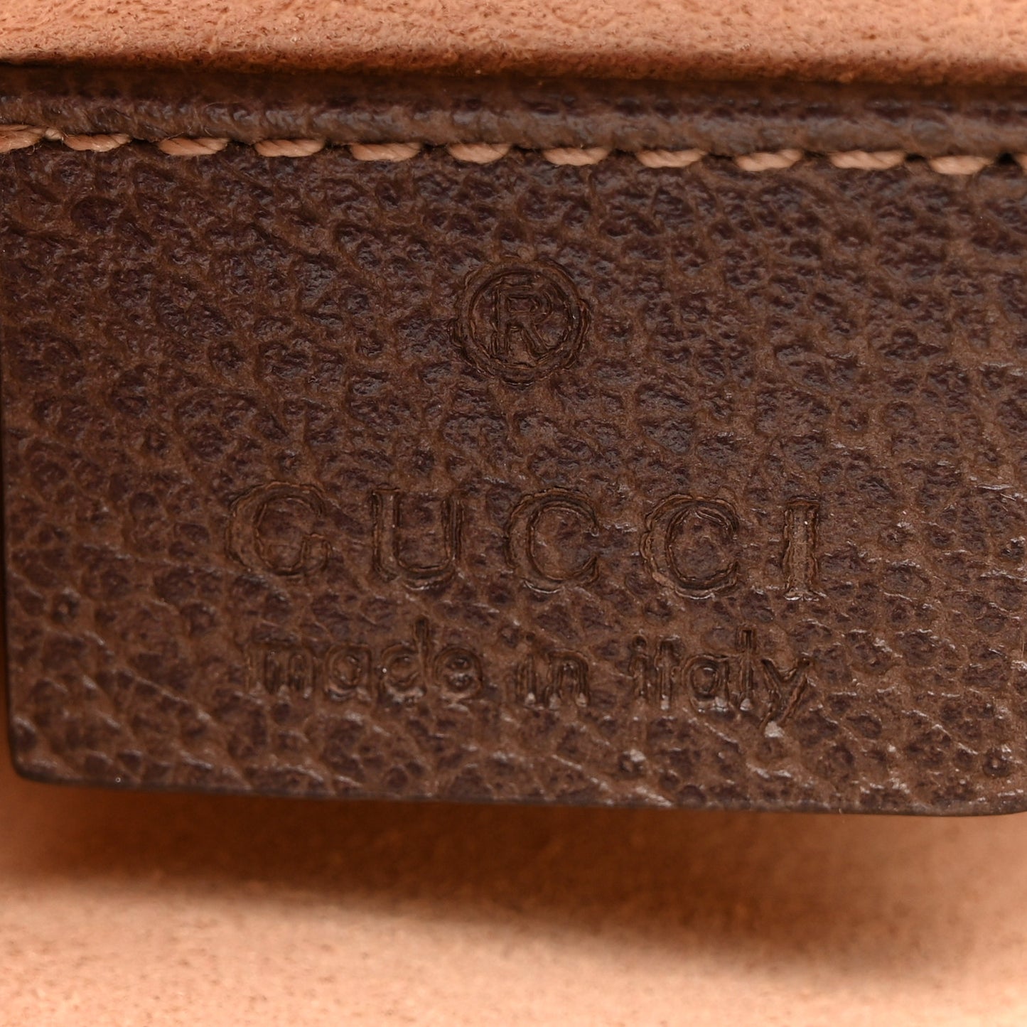 GG Supreme Monogram Large Ophidia Pouch Clutch Brown
