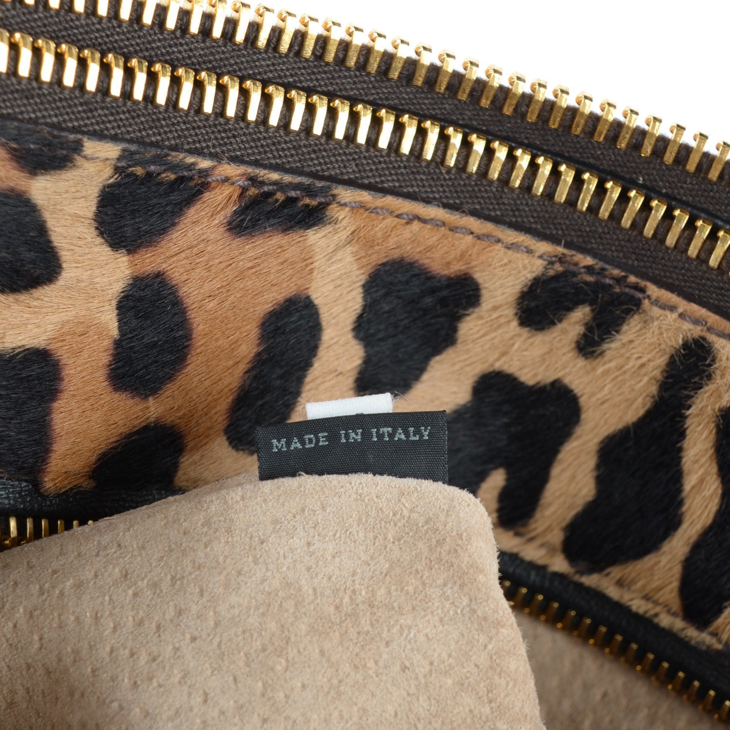 Prada Calf Hair Leopard Cavallino Double Zip Tote 11 of 11